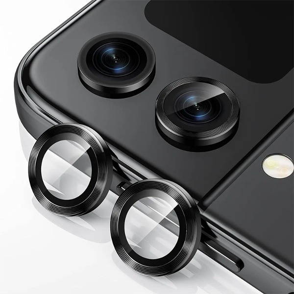 맥플 Z플립4 메탈 엣지 카메라 보호 필름 강화유리